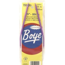 Boye 29 Size 6 Circular Aluminum Knitting Needle Set