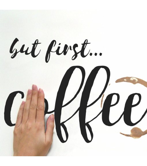 RoomMates Wall Decals But First Coffee - Image 5