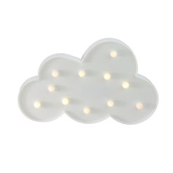 Northlight 11.5 White Cloud LED Marquee Wall Sign