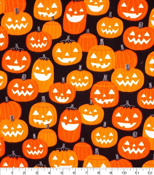 Pumpkin Super Snuggle Flannel Fabric