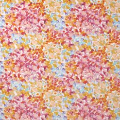 Bright Blurred Floral Pure Plush Fleece Fabric