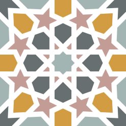 Calliope Colorful Moroccan Peel And Stick Floor Tile
