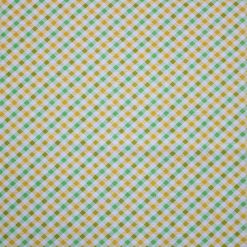 Yellow   Green Diagonal Plaid Super Snuggle Flannel Fabric
