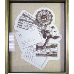 14 x 18 Rounded Elle Gold Champagne Shadowbox by Place   Time