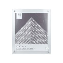 8 x 10 Acrylic Tabletop Picture Frame With Metal Legs by Place   Time