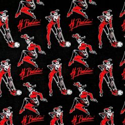 Harley Quinn Knit Cotton Fabric Hi Puddin