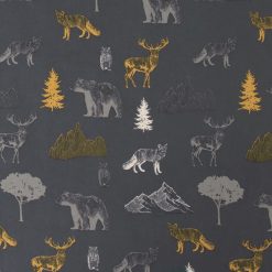 Wilderness Scenic Outline Super Snuggle Flannel Fabric