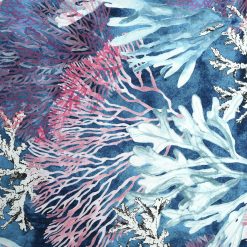 Large Scale Tropical Coral Reef Novelty Cotton Fabric