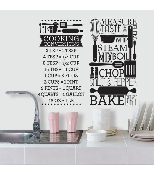 RoomMates Wall Decals Cooking Conversions - Image 3