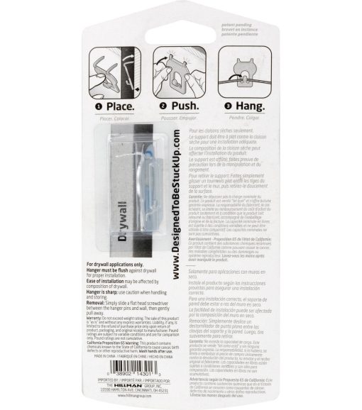 High   Mighty 40lbs Picture Hangers 2pk - Image 4