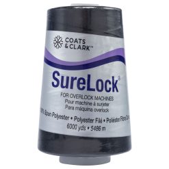 Surelock Spun Polyester 6000 YD Cone Black