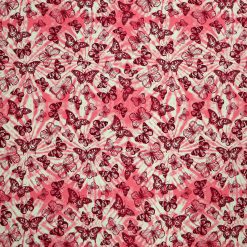 Butterflies on Tie Dye Super Snuggle Flannel Fabric