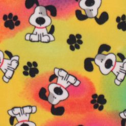 Pride Paw Prints With Dogs Anti Pill Plush Fleece Fabric