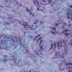 Purple Bursts Batik Cotton Fabric
