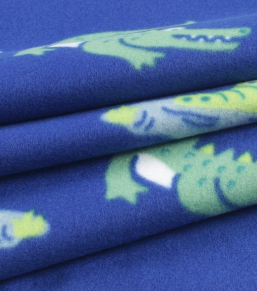 Multi Alligator Blizzard Fleece Fabric - Image 3