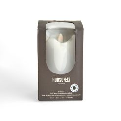 Wave Edge 3 6 Aurora White LED Candle