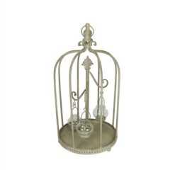 Northlight 26 Vintage Rose Birdcage Tealight Candle Holder