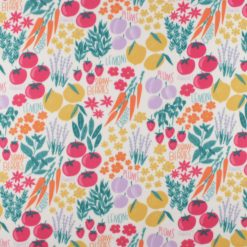 Veggies Blizzard Fleece Fabric