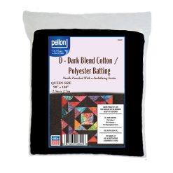 Pellon Dark Blend Cotton/Polyester Batting With Scrim 90 x 108