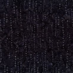 Hi Fashion Black Linear Dots Batik Cotton Fabric