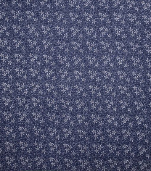 Dot Stars Navy Patriotic Cotton Fabric - Image 2