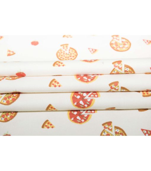 Super Snuggle Pizza Slices Flannel Fabric - Image 3