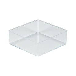 Simplify 6 Clear Square Drawer Organizer