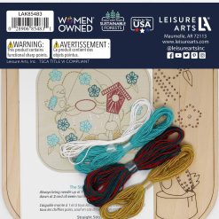 Leisure Arts 9 Gnome   Birds Wood Stitching Kit