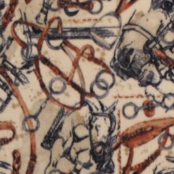 Horse Reins Anti Pill Fleece Fabric
