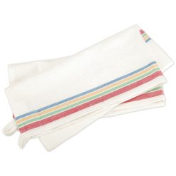 Aunt Marthas 28 x 28 Vintage Stripe Towel Embroidery Fabric 3pk