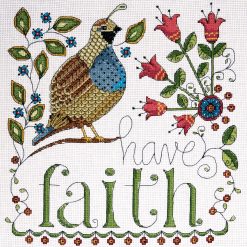 Design Works 10 Heartfelt Have Faith Counted Cross Stitch Kit
