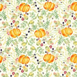 Fabric Traditions Watercolor Harvest Harvest Cotton Fabric