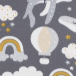 Baby Whale Blizzard Prints Fleece Fabric