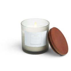 Haven St. Candle Co. Sandalwood Cashmere Scented Wooden Wick Jar Candle