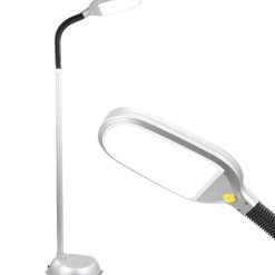 Brightech Litespan LED Floor Lamp   Silver