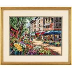 Dimensions 15 x 11 Paris Market Counted Cross Stitch Kit