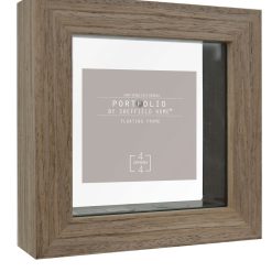 Sheffield Home 4 Brown Portfolio Casual Rustic Floating Frame