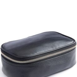Leather Tech Accessory Travel Storage Case