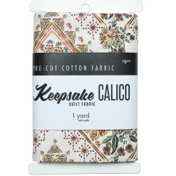 1yd Precut Multi Kaleidoscope Quilt Cotton Fabric by Keepsake Calico