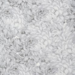 White Packed Petals Quilt Cotton Fabric by Keepsake Calico