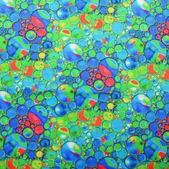 Green Bubble Dots Quilt Cotton Fabric by Keepsake Calico