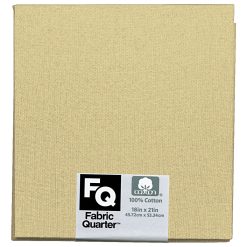 Light Yellow 1 Piece Cotton Fabric Quarter