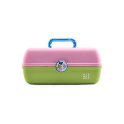 Caboodle 13 Pink   Green On The Go Girl Carrying Case