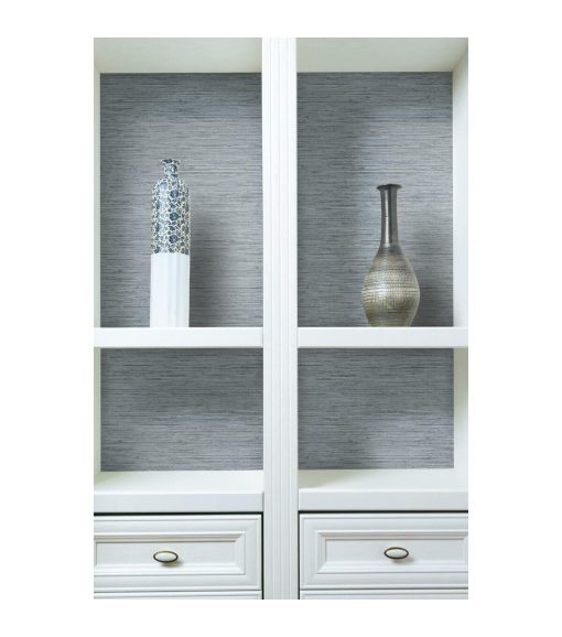 RoomMates Faux Grasscloth Peelable Wallpaper Blue - Image 8