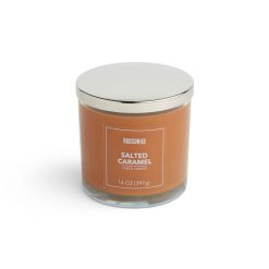 14oz Salted Caramel Scented Jar Candle by Hudson 43