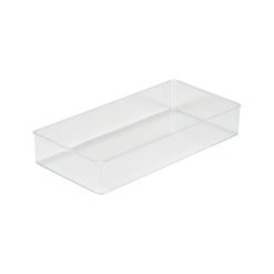 Simplify 12 Clear Rectangular Drawer Organizer