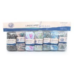 Lion Brand Landscapes Breeze Beach 35yds Worsted Wool Yarn 7 Bundle