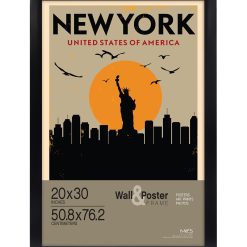 MCS 20 x 30 Black Gallery Wall   Poster Frame