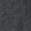 Black Dotted Circles Batik Cotton Fabric
