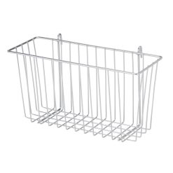Honey Can Do 13 x 8 Chrome Wire Accessory Basket